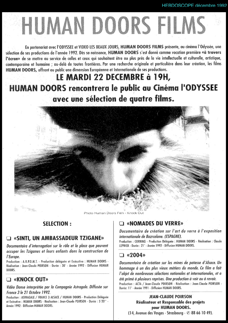 presse human doors productions film